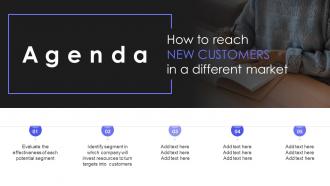 Agenda How To Reach New Customers In A Different Market
