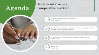 Agenda How To Survive In A Competitive Market Ppt Powerpoint Presentation File Icon