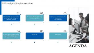 Agenda HR Analytics Implementation Ppt Slides Background Images