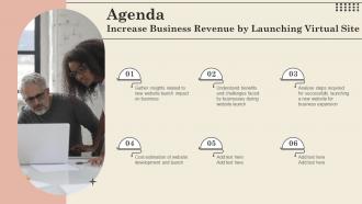 Agenda Increase Business Revenue By Launching Virtual Site Ppt Slides
