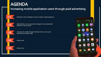 Agenda Increasing Mobile Application Users Through Paid Advertising