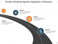 Agenda Infographics Business Meeting Timeline Roadmap Lunch Break Pricing