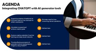Agenda Integrating CHATGPT With AI Generator Tools CHATGPT SS V