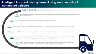 Agenda Intelligent Transportation Systems Driving Smart Mobility And Connected Vehicles TC SS