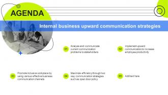 Agenda Internal Business Upward Communication Strategies Strategy SS V