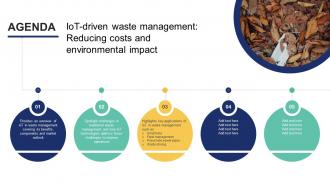 Agenda IoT Driven Waste Management Reducing Costs And Environmental Impact IoT SS V