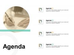 Agenda knowledge f183 ppt powerpoint presentation outline smartart