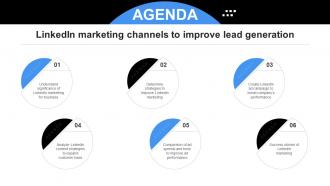 Agenda Linkedin Marketing Channels To Improve Lead Generation MKT SS V