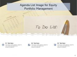 Agenda list process business continuity equity portfolio forecasting payroll costs trade