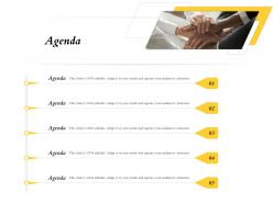 Agenda m733 ppt powerpoint presentation diagram ppt