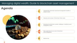 Agenda Managing Digital Wealth Guide To Blockchain Asset Management BCT SS