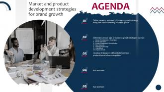 Agenda Market And Product Development Strategies For Brand Growth Strategy SS
