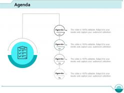 Agenda marketing ppt styles infographic template