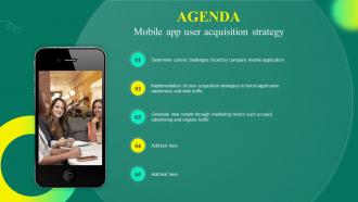 Agenda Mobile App User Acquisition Strategy