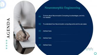 Agenda Neuromorphic Engineering Ppt Slides Background Images