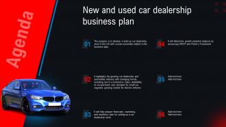 Agenda New And Used Car Dealership Business Plan BP SS
