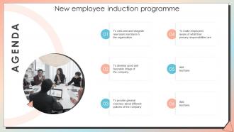 Agenda New Employee Induction Programme