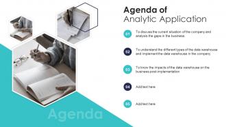 Agenda Of Analytic Application Ppt Guidelines