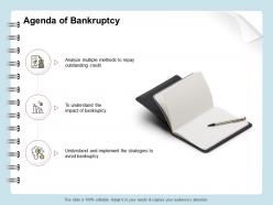 Agenda of bankruptcy r384 ppt powerpoint presentation file templates