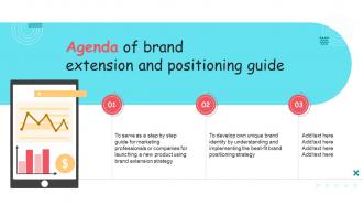 Agenda Of Brand Extension And Positioning Guide Ppt Slides