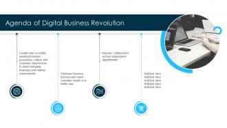 Agenda Of Digital Business Revolution Ppt Slides