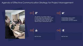 Agenda of effective management effective communication strategy for project
