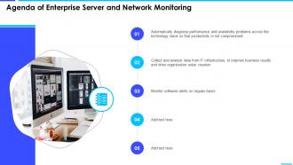 Agenda Of Enterprise Server And Network Monitoring