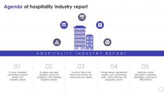 Agenda Of Hospitality Industry Report IR SS