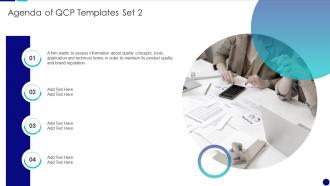 Agenda Of QCP Templates Set 2 Ppt Powerpoint Presentation Slides Rules