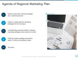 Agenda of regional marketing plan overview of regional marketing plan