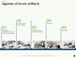 Agenda Of Scrum Artifacts Scrum Artifacts Ppt Structure