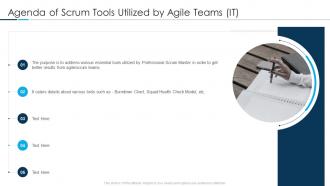 Agenda of scrum tools utilized by agile teams it scrum tools utilized by agile teams it