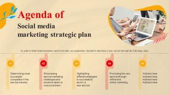Agenda Of Social Media Marketing Strategic Plan