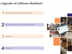 Agenda of software manifesto software manifesto
