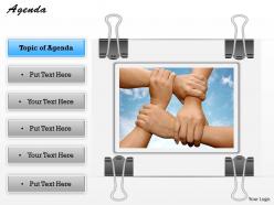 Agenda of unity concept with new agenda 0214