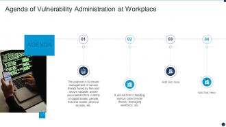 Agenda Of Vulnerability Administration At Workplace