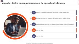 Agenda Online Banking Management For Operational Efficiency