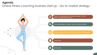 Agenda Online Fitness Coaching Business Start Up Go To Market Strategy GTM SS