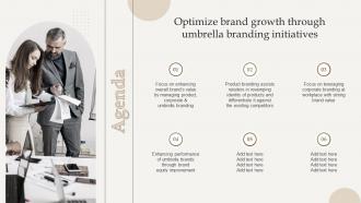 Agenda Optimize Brand Growth Through Umbrella Branding Initiatives