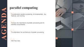 Agenda Parallel Computing Ppt Slides Background Images