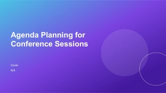 Agenda Planning For Conference Sessions PPT Mockup AT
