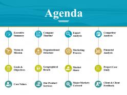 Agenda powerpoint guide template 1