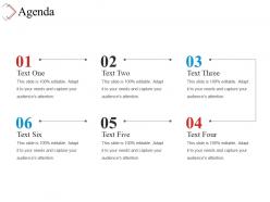 8094797 style essentials 1 agenda 6 piece powerpoint presentation diagram infographic slide