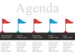 Agenda powerpoint slide deck template