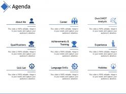 Agenda ppt infographic template ideas