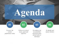 Agenda ppt summary graphics template