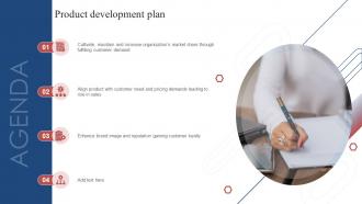 Agenda Product Development Plan Ppt Slides Background Images