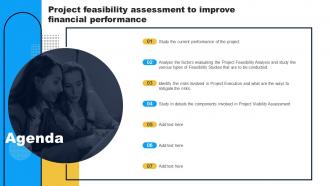 Agenda Project Feasibility Assessment To Improve Financial Performance