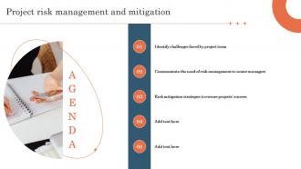 Agenda Project Risk Management And Mitigation