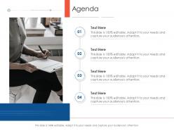 Agenda project strategy process scope and schedule ppt styles structure